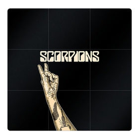 Магнитный плакат 3Х3 с принтом Scorpions в Новосибирске, Полимерный материал с магнитным слоем | 9 деталей размером 9*9 см | scorpions | клаус майне
рудольф шенкер | маттиас ябс | микки ди | павел мончивода | скорпионы