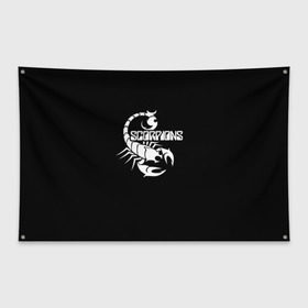 Флаг-баннер с принтом Scorpions в Новосибирске, 100% полиэстер | размер 67 х 109 см, плотность ткани — 95 г/м2; по краям флага есть четыре люверса для крепления | scorpions | клаус майне
рудольф шенкер | маттиас ябс | микки ди | павел мончивода | скорпионы