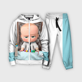 Детский костюм 3D с принтом Boss Baby в Новосибирске,  |  | Тематика изображения на принте: boss baby | босс | молокосос | мультфильмы