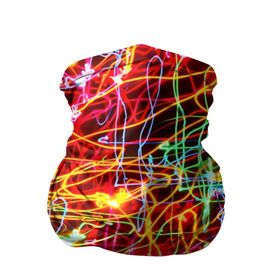 Бандана-труба 3D с принтом Light creative в Новосибирске, 100% полиэстер, ткань с особыми свойствами — Activecool | плотность 150‒180 г/м2; хорошо тянется, но сохраняет форму | abstract | colorful | electric | energy | light | абстракция | вет | цвет | электрик | энергия