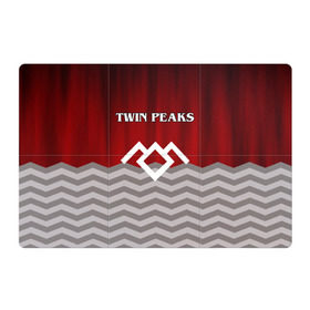 Магнитный плакат 3Х2 с принтом Twin Peaks в Новосибирске, Полимерный материал с магнитным слоем | 6 деталей размером 9*9 см | Тематика изображения на принте: twin peaks | арт | лого | полосы | сериал | твин пикс | текстура | фильмы
