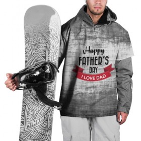 Накидка на куртку 3D с принтом Happy Father`s day в Новосибирске, 100% полиэстер |  | Тематика изображения на принте: happy father day | отец | папа | подарки | праздник | текстуры
