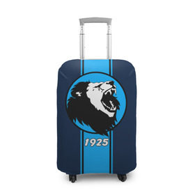 Чехол для чемодана 3D с принтом Зенит - сила льва в Новосибирске, 86% полиэфир, 14% спандекс | двустороннее нанесение принта, прорези для ручек и колес | saint petersburg | болельщик | лев | питер | санкт петербург | фанат | футбол | футболист
