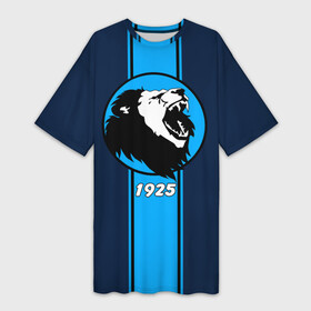 Платье-футболка 3D с принтом Сила льва в Новосибирске,  |  | saint petersburg | болельщик | лев | питер | санкт петербург | фанат | футбол | футболист