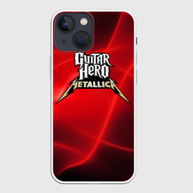 Чехол для iPhone 13 mini с принтом Guitar Hero Metallica в Новосибирске,  |  | hard rock | heavy metal | hevy metal | metallica | music | rock | thrash metal | металлика | музыка | рок