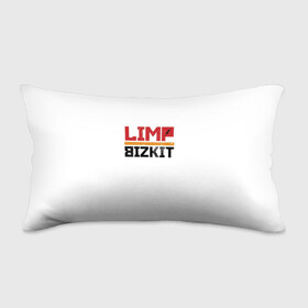 Подушка 3D антистресс с принтом Limp Bizkit Logo в Новосибирске, наволочка — 100% полиэстер, наполнитель — вспененный полистирол | состоит из подушки и наволочки на молнии | Тематика изображения на принте: 