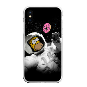 Чехол для iPhone XS Max матовый с принтом Space Homer в Новосибирске, Силикон | Область печати: задняя сторона чехла, без боковых панелей | homer | simpsons | гомер | симпсон | симпсоны