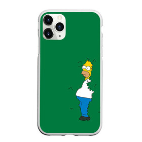 Чехол для iPhone 11 Pro матовый с принтом Green в Новосибирске, Силикон |  | homer | simpsons | гомер | симпсон | симпсоны