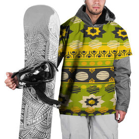 Накидка на куртку 3D с принтом Узорный орнамент в Новосибирске, 100% полиэстер |  | africa | pattern | африка | африканские мотивы | народы африки | национальная одежда | переплетение нитей | ткани | узор | этнический узор