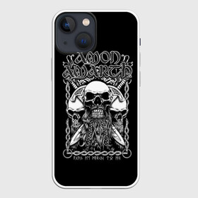 Чехол для iPhone 13 mini с принтом Amon Amarth 3 в Новосибирске,  |  | amart | amarth | amon | death | hegg | johan | metal | music | viking | амарз | амарс | амарт | амон | викинг | дет | дэт | йохан | метал | металл | хег | хегг