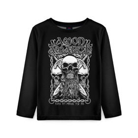 Детский лонгслив 3D с принтом Amon Amarth #3 в Новосибирске, 100% полиэстер | длинные рукава, круглый вырез горловины, полуприлегающий силуэт
 | amart | amarth | amon | death | hegg | johan | metal | music | viking | амарз | амарс | амарт | амон | викинг | дет | дэт | йохан | метал | металл | хег | хегг