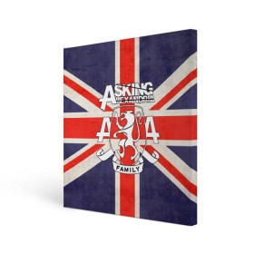 Холст квадратный с принтом Asking Alexandria флаг Англии в Новосибирске, 100% ПВХ |  | бен брюс | герб | группа | джеймс касселлс | дэнни уорсноп | жанр | кэмерон лидделл | лев | музыка | музыканты | песни | рок | сэм бэттли | хэви метал | электроникор
