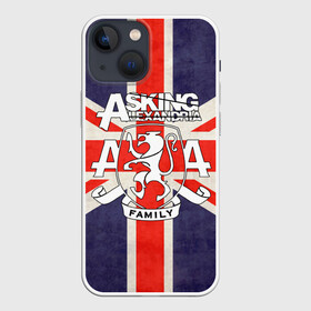 Чехол для iPhone 13 mini с принтом Asking Alexandria флаг Англии в Новосибирске,  |  | бен брюс | герб | группа | джеймс касселлс | дэнни уорсноп | жанр | кэмерон лидделл | лев | музыка | музыканты | песни | рок | сэм бэттли | хэви метал | электроникор