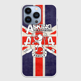 Чехол для iPhone 13 Pro с принтом Asking Alexandria флаг Англии в Новосибирске,  |  | Тематика изображения на принте: бен брюс | герб | группа | джеймс касселлс | дэнни уорсноп | жанр | кэмерон лидделл | лев | музыка | музыканты | песни | рок | сэм бэттли | хэви метал | электроникор
