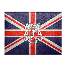 Обложка для студенческого билета с принтом Asking Alexandria флаг Англии в Новосибирске, натуральная кожа | Размер: 11*8 см; Печать на всей внешней стороне | Тематика изображения на принте: бен брюс | герб | группа | джеймс касселлс | дэнни уорсноп | жанр | кэмерон лидделл | лев | музыка | музыканты | песни | рок | сэм бэттли | хэви метал | электроникор