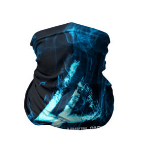 Бандана-труба 3D с принтом Linkin Park синий дым в Новосибирске, 100% полиэстер, ткань с особыми свойствами — Activecool | плотность 150‒180 г/м2; хорошо тянется, но сохраняет форму | альтернативный рок | линкин парк