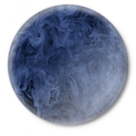 Значок с принтом Smoke в Новосибирске,  металл | круглая форма, металлическая застежка в виде булавки | fire | flame | in fire | smoke | в огне | дым | огненный | огонь | текстуры