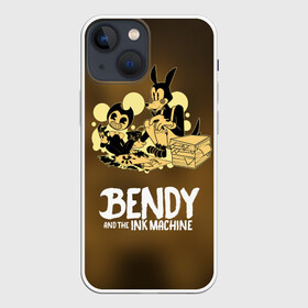 Чехол для iPhone 13 mini с принтом Bendy and the ink machine (3D) в Новосибирске,  |  | bendy | horror | ink | machine