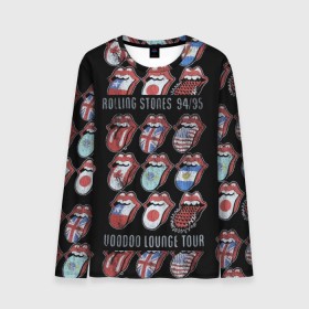 Мужской лонгслив 3D с принтом The Rolling Stones в Новосибирске, 100% полиэстер | длинные рукава, круглый вырез горловины, полуприлегающий силуэт | Тематика изображения на принте: англия | аргентина | блюз рок | канада | мик джаггер | музыка | песни | психоделический рок | ритм н блюз | рок | рок н ролл | ролинг | рот | стоун | стоунз | сша | флаг | язык | япония