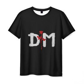 Мужская футболка 3D с принтом Depeche mode в Новосибирске, 100% полиэфир | прямой крой, круглый вырез горловины, длина до линии бедер | Тематика изображения на принте: depeche mode | music | альтернатива | музыка | рок