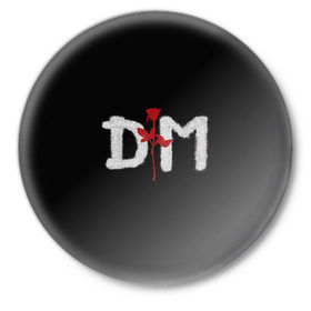 Значок с принтом Depeche mode в Новосибирске,  металл | круглая форма, металлическая застежка в виде булавки | depeche mode | music | альтернатива | музыка | рок