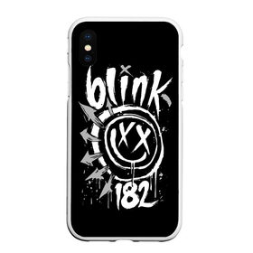 Чехол для iPhone XS Max матовый с принтом Blink-182 в Новосибирске, Силикон | Область печати: задняя сторона чехла, без боковых панелей | blink | california | pop | punk | rock | группа | калифорния | панк | рок