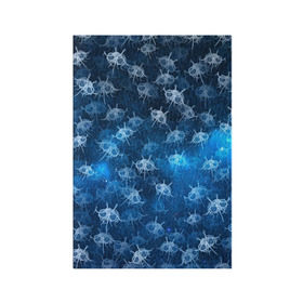 Обложка для паспорта матовая кожа с принтом Летающие макаронные монстры в Новосибирске, натуральная матовая кожа | размер 19,3 х 13,7 см; прозрачные пластиковые крепления | галактикаб паттерн | звезды | космос | лапша | лмм | мем | пастафарианство | спагетти | тефтели | фрикадельки