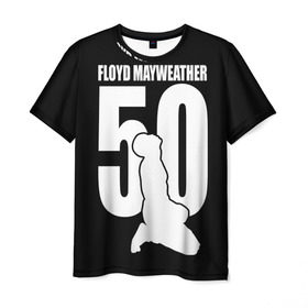 Мужская футболка 3D с принтом Floyd Mayweather Black в Новосибирске, 100% полиэфир | прямой крой, круглый вырез горловины, длина до линии бедер | Тематика изображения на принте: floyd mayweather | флойд мейвезер