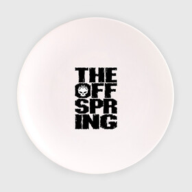 Тарелка 3D с принтом The Offspring в Новосибирске, фарфор | диаметр - 210 мм
диаметр для нанесения принта - 120 мм | offspring | офспринг | оффспринг | рок