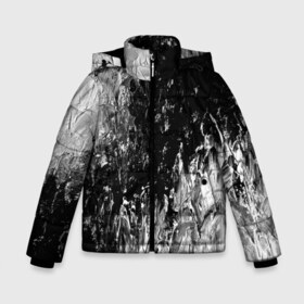 Зимняя куртка для мальчиков 3D с принтом GRAY&BLACK в Новосибирске, ткань верха — 100% полиэстер; подклад — 100% полиэстер, утеплитель — 100% полиэстер | длина ниже бедра, удлиненная спинка, воротник стойка и отстегивающийся капюшон. Есть боковые карманы с листочкой на кнопках, утяжки по низу изделия и внутренний карман на молнии. 

Предусмотрены светоотражающий принт на спинке, радужный светоотражающий элемент на пуллере молнии и на резинке для утяжки | Тематика изображения на принте: abstraction | color | spray | tie dye | абстракция | акварель | живопись | искусство | краски | текстуры | цветные краски | яркие цвета