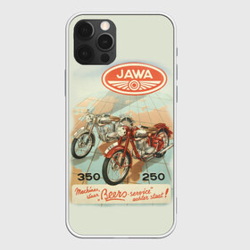 Чехол для iPhone 12 Pro Max с принтом JAWA в Новосибирске, Силикон |  | Тематика изображения на принте: bike | jawa | moto | sport | байк | мото | спорт | ява