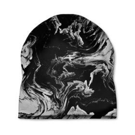 Шапка 3D с принтом vortex gray в Новосибирске, 100% полиэстер | универсальный размер, печать по всей поверхности изделия | abstraction | color | spray | tie dye | абстракция | акварель | живопись | искусство | краски | текстуры