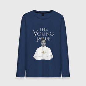 Мужской лонгслив хлопок с принтом Молодой Папа | The Young Pope в Новосибирске, 100% хлопок |  | Тематика изображения на принте: the young pope | джуд лоу | молодой папа