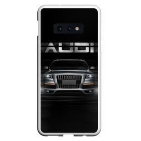 Чехол для Samsung S10E с принтом Audi Q7 скорость в Новосибирске, Силикон | Область печати: задняя сторона чехла, без боковых панелей | audi | авто | автомобиль | ауди | кольца | красивая | кроссовер | крутая | марка | машина | надпись | немецкая иномарка | прикольная | тачка | черная | эмблема