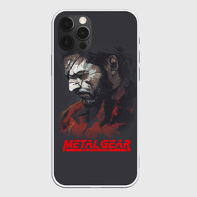 Чехол для iPhone 12 Pro с принтом Metal Gear Solid в Новосибирске, силикон | область печати: задняя сторона чехла, без боковых панелей | game | gear | metal | snake | игра | шпион