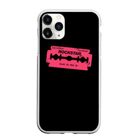 Чехол для iPhone 11 Pro матовый с принтом Rockstar Razor в Новосибирске, Силикон |  | auto | dead | grand | red | redemption | theft | бритва | гта | лезвие | рокстар