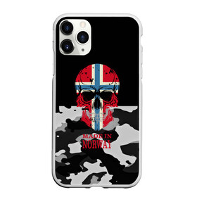 Чехол для iPhone 11 Pro матовый с принтом Made in Norway в Новосибирске, Силикон |  | camouflage | made in norway | skull | абстракция | города | камуфляж | нация | норвегия | страны | текстуры | череп