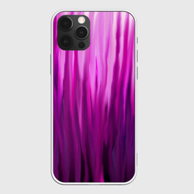 Чехол для iPhone 12 Pro Max с принтом фиолетово-черные краски в Новосибирске, Силикон |  | color | violet | акварель | краски | полосы | фиолетовый | цвет | черный | ярко