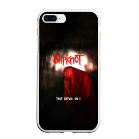 Чехол для iPhone 7Plus/8 Plus матовый с принтом Slipknot - The devil in i в Новосибирске, Силикон | Область печати: задняя сторона чехла, без боковых панелей | slipknot | альтернативный метал | андерс | грув метал | дьявол | колсефни | кори | метал | музыка | ню метал | рок | слипкнот | тейлор