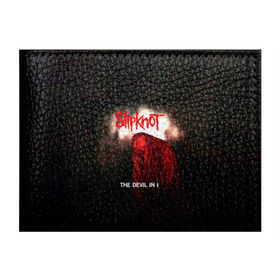 Обложка для студенческого билета с принтом Slipknot - The devil in i в Новосибирске, натуральная кожа | Размер: 11*8 см; Печать на всей внешней стороне | slipknot | альтернативный метал | андерс | грув метал | дьявол | колсефни | кори | метал | музыка | ню метал | рок | слипкнот | тейлор