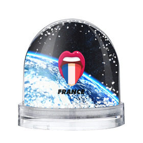 Водяной шар с принтом France в Новосибирске, Пластик | Изображение внутри шара печатается на глянцевой фотобумаге с двух сторон | 