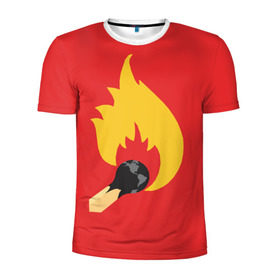 Мужская футболка 3D спортивная с принтом Мир в Огне в Новосибирске, 100% полиэстер с улучшенными характеристиками | приталенный силуэт, круглая горловина, широкие плечи, сужается к линии бедра | earth | fire | forest | peace | wwf | жизнь | защитники | земля | зож | лес | любовь | мир | нефть | огонь | пожар | природа | радиация | сохрани | экология