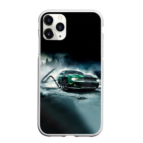 Чехол для iPhone 11 Pro Max матовый с принтом Призрачный Ford Mustang в Новосибирске, Силикон |  | Тематика изображения на принте: ford | mustang | авто | автомобиль | блатная | замок | зеленый | иномарка | крутая | марка | машина | мустанг | пацанский таз | поводок | прикольная | седан | тачила | тачка | туман | форд | цепь