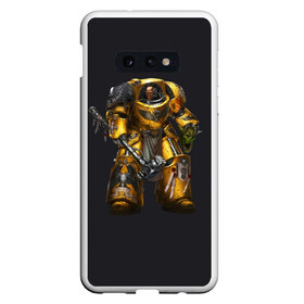 Чехол для Samsung S10E с принтом Warhammer 40 000 в Новосибирске, Силикон | Область печати: задняя сторона чехла, без боковых панелей | Тематика изображения на принте: game | hammer | terminator armor | warhammer 40k | wh40k | игра | игрок | терминатор | фантастика | фэнтези