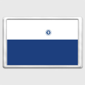 Магнит 45*70 с принтом Chelsea - Light Blue в Новосибирске, Пластик | Размер: 78*52 мм; Размер печати: 70*45 | Тематика изображения на принте: челси