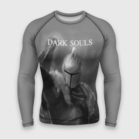 Мужской рашгард 3D с принтом Dark Souls в Новосибирске,  |  | dark souls | praise the sun | you died | дарк соулс | темные души