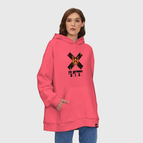 Худи SuperOversize хлопок с принтом The Notorious B.I.G. в Новосибирске, 70% хлопок, 30% полиэстер, мягкий начес внутри | карман-кенгуру, эластичная резинка на манжетах и по нижней кромке, двухслойный капюшон
 | Тематика изображения на принте: big poppa | biggie | biggie smalls | frank white | notorious big | бигги смолс | восточное | враг | друг | западное | музыкант | певец | побережье | реп | репер | тупака | уоллес | хип хоп | хипхоп