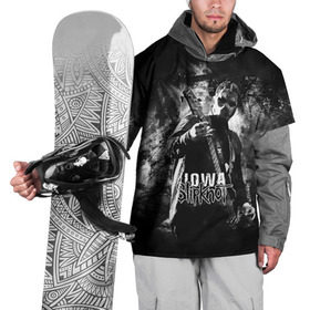 Накидка на куртку 3D с принтом Slipknot iowa в Новосибирске, 100% полиэстер |  | slipknot | альтернативный метал | грув метал | комбинезон | маска | метал | мрачный | ню метал