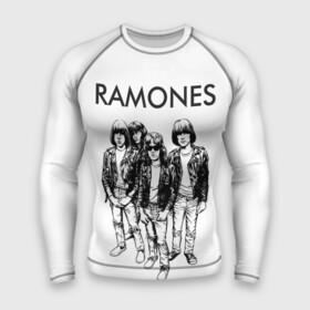 Мужской рашгард 3D с принтом Рамонс в Новосибирске,  |  | ramones | панк | рамонс | рок