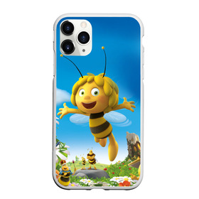 Чехол для iPhone 11 Pro матовый с принтом Пчелка Майя в Новосибирске, Силикон |  | Тематика изображения на принте: вилли | майя | мая | пчелка | пчёлка майя | флип
